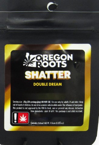Photograph of product: Blue Marshmallow - Shatter - Oregon Roots