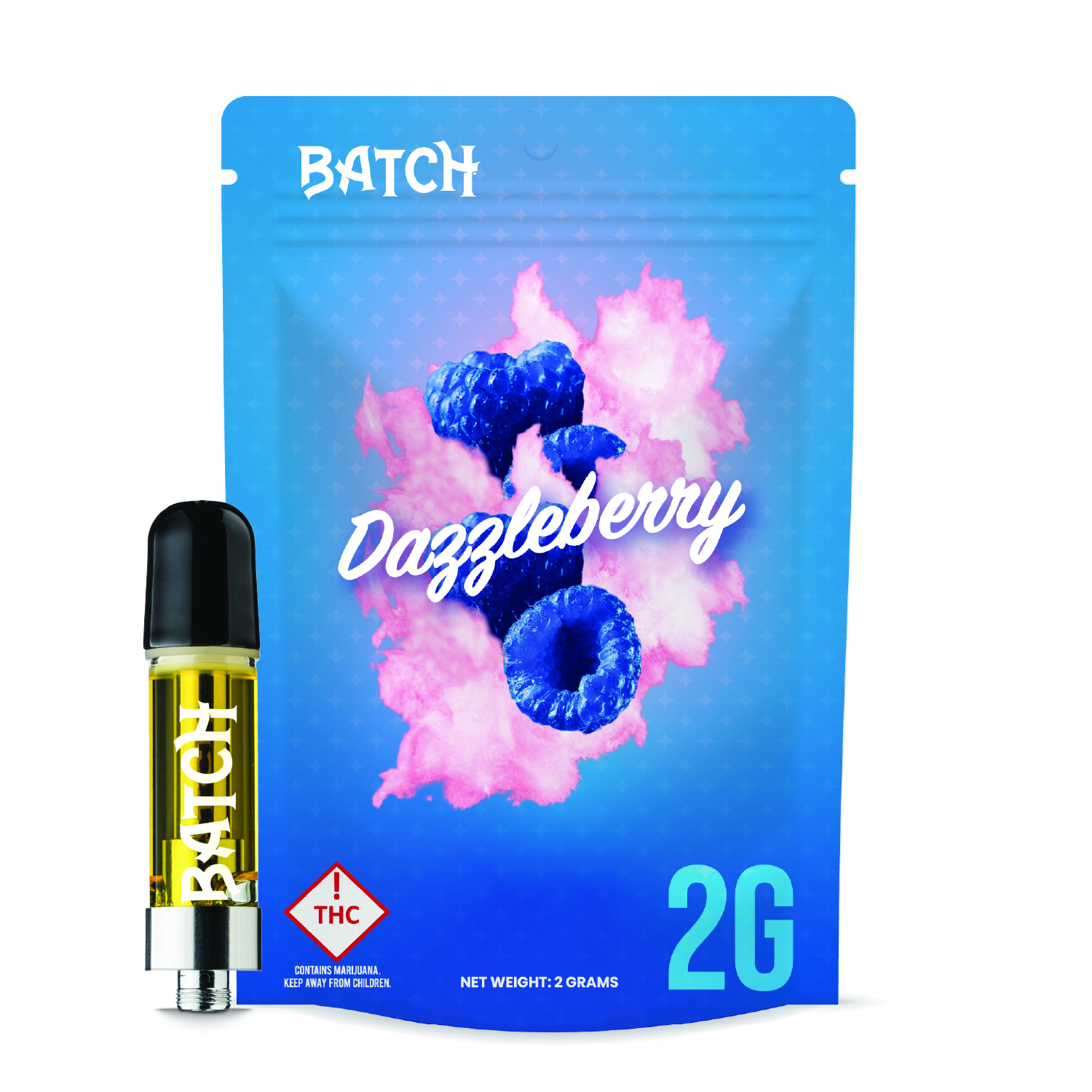 Photograph of Product: Batch | Cartridges | Flavors Dazzleberry | 2 g