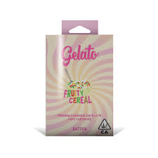 Photograph of product: Gelato Fruity Cereal 1g Vape Cart
