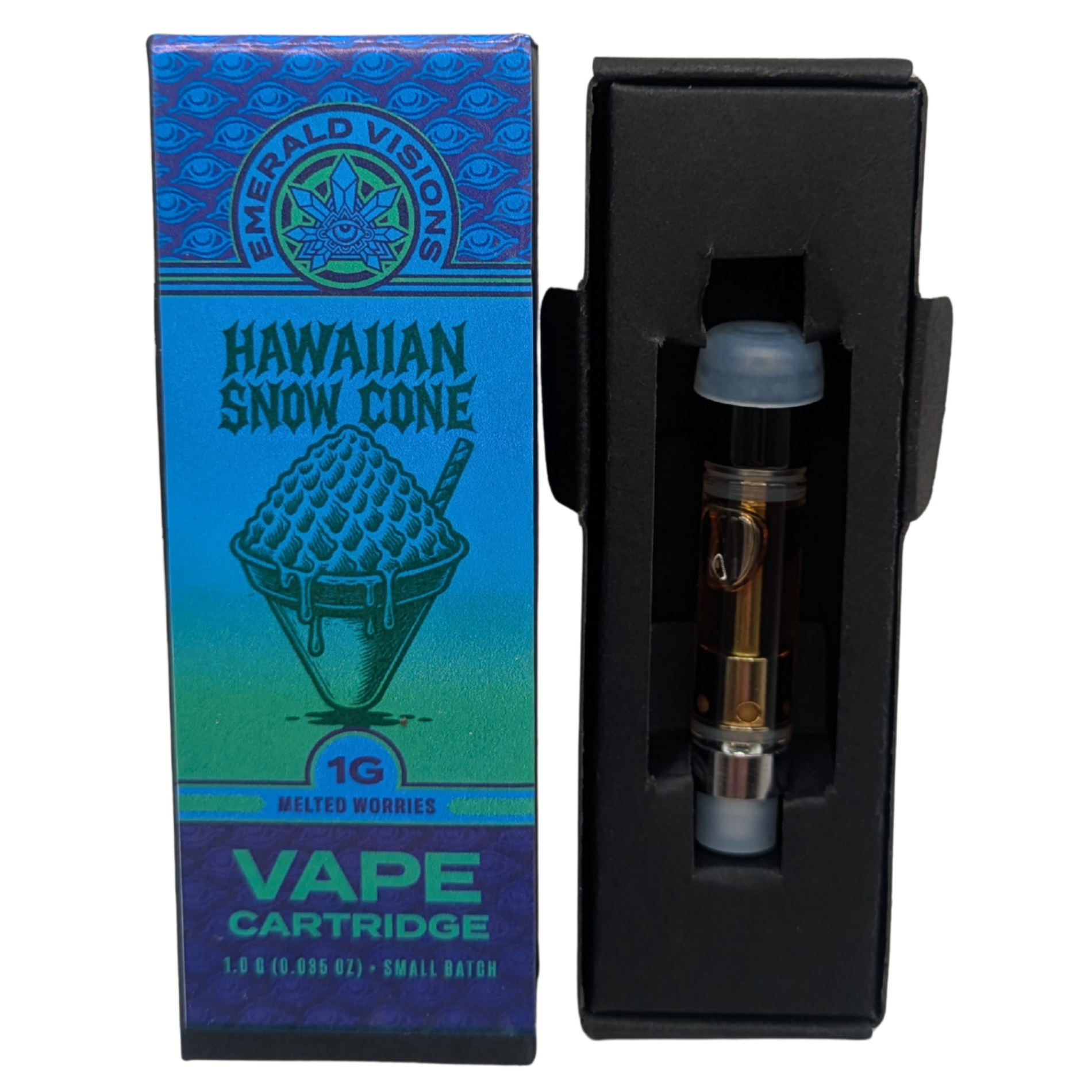 Photograph of product: Hawaiian Snow Cone | 1g Distillate Cartridge |