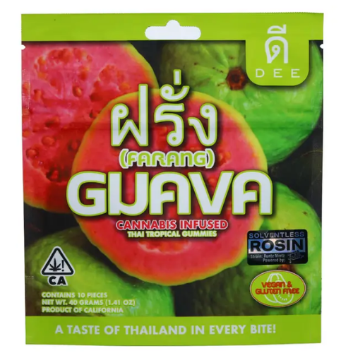 Photograph of product: Dee Thai | Guava Gummies 100mg   100 Mg   10 Pack