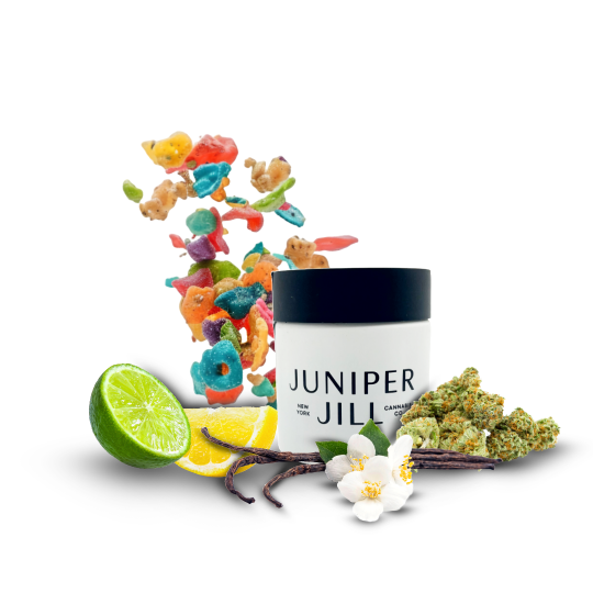 Photograph of product: Juniper Jill | Symmetry: Iced Out Wook | Flower Jar - 3.5g