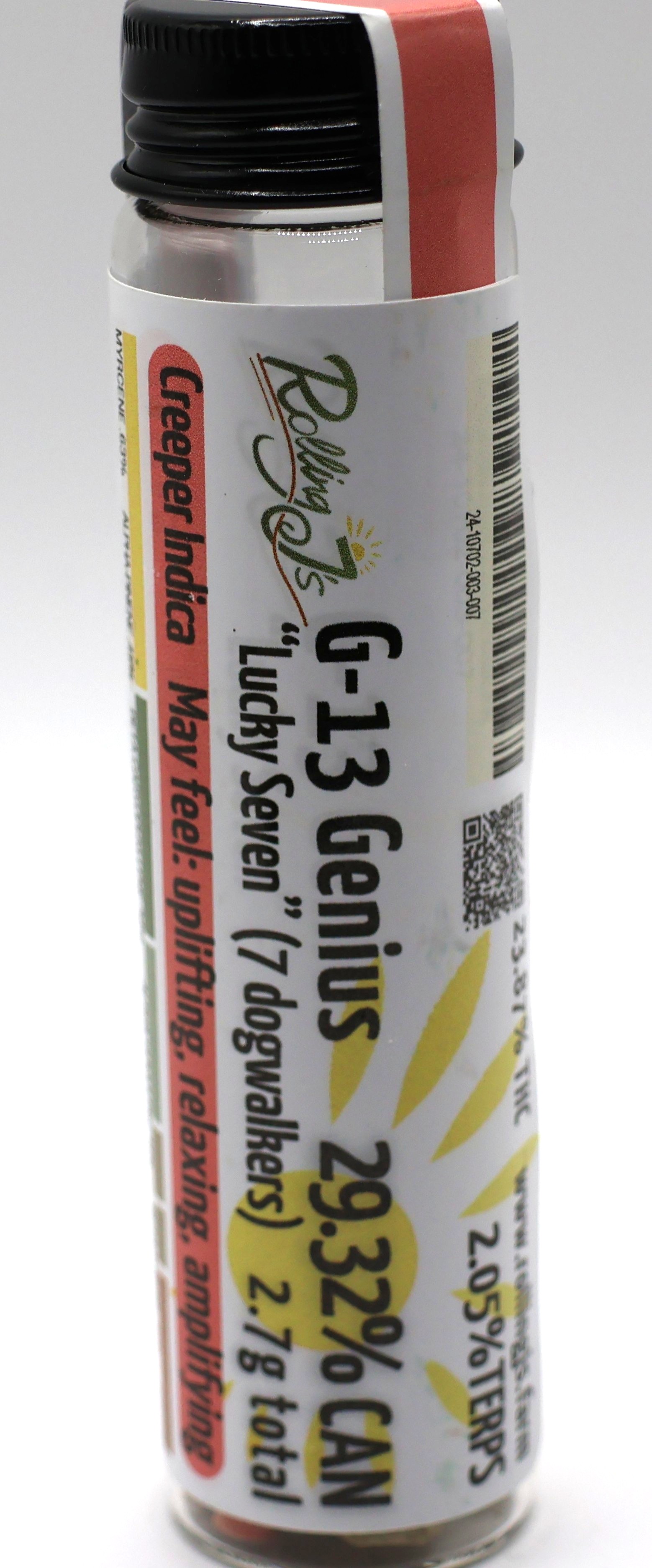 Photograph of product: Rolling J's | G-13 Genius | 7-Pack Dogwalkers | 2.7g