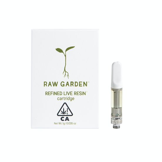 Photograph of product: Raw Garden - 1g Cartridge (Kush Crasher) - 