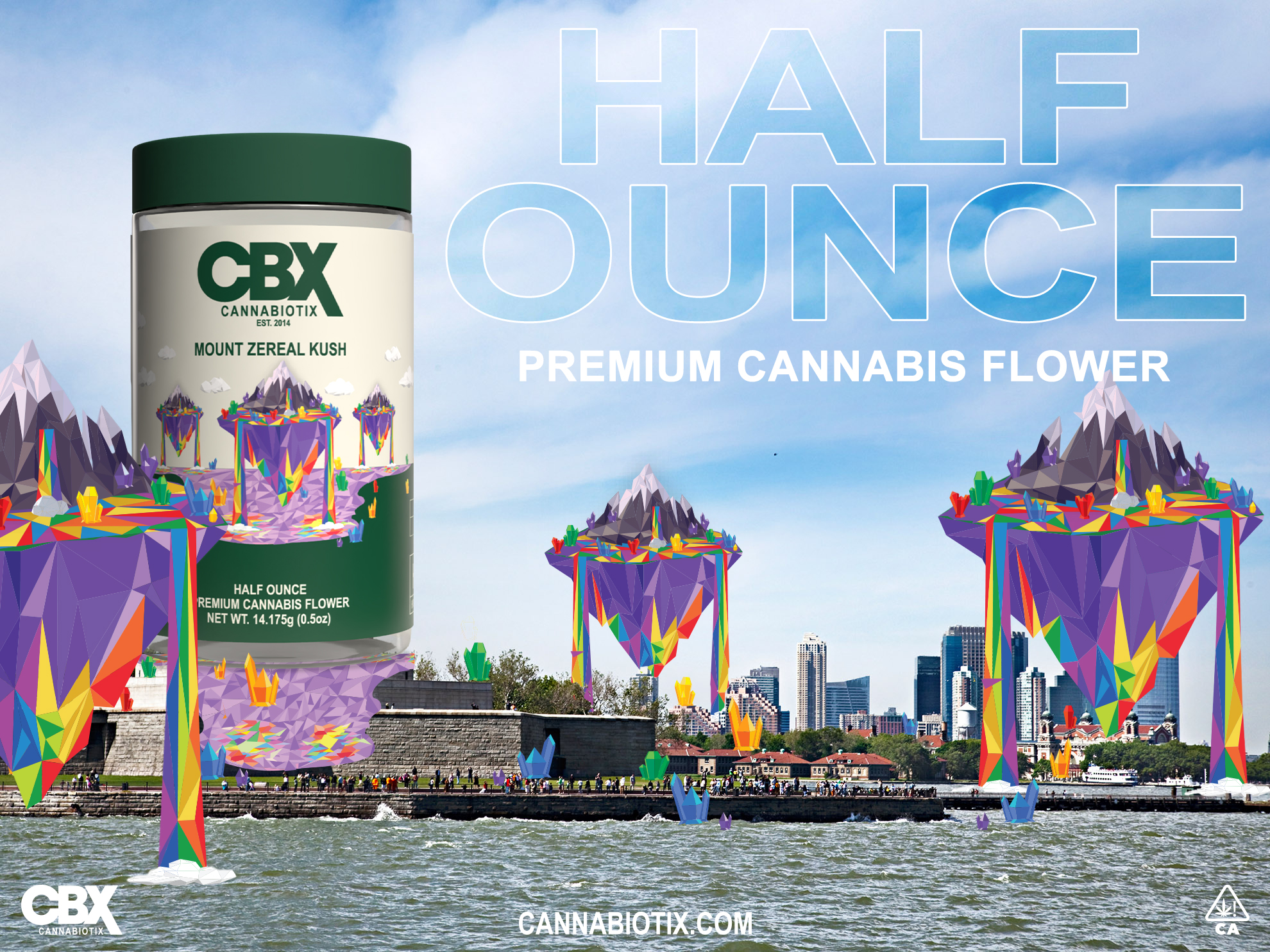 Photograph of product: Cannabiotix - Mount Zereal Kush (Hybrid) Flower - 14g