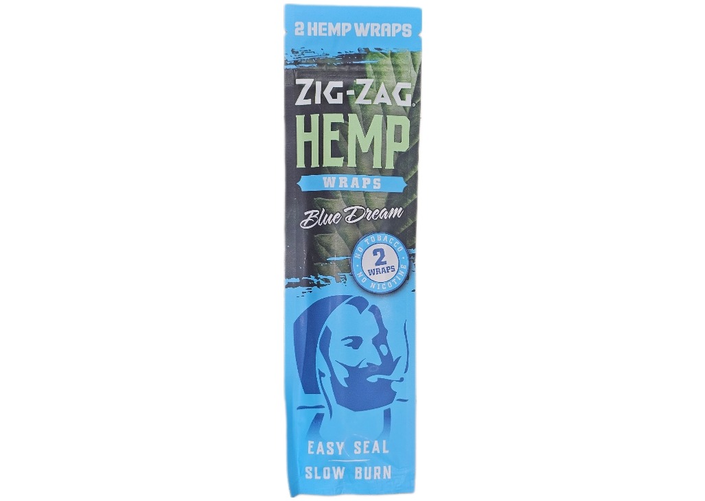 Photograph of product: Zig Zag Hemp Wrap 2pk   Blue Dream