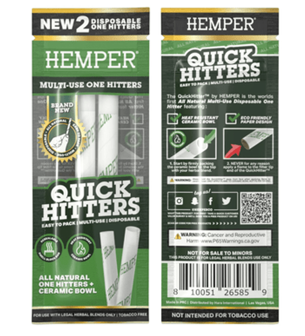 Photograph of product: Hemper Quick Hitter Unflavored