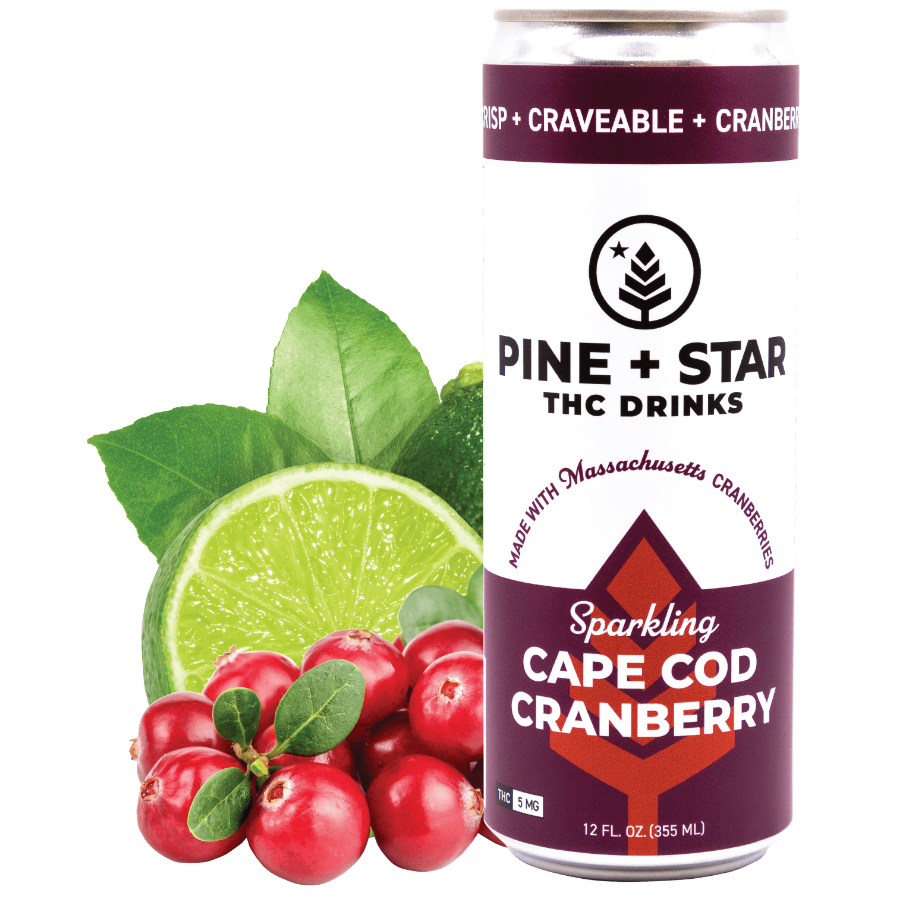 Photograph of product: Pine + Star | Sparkling Cape Cod Cranberry