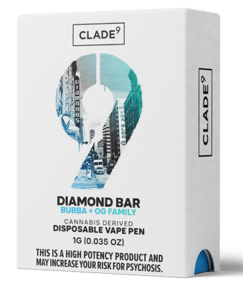 Photograph of product: Clade 9 - Diamond Bar - disposable vape