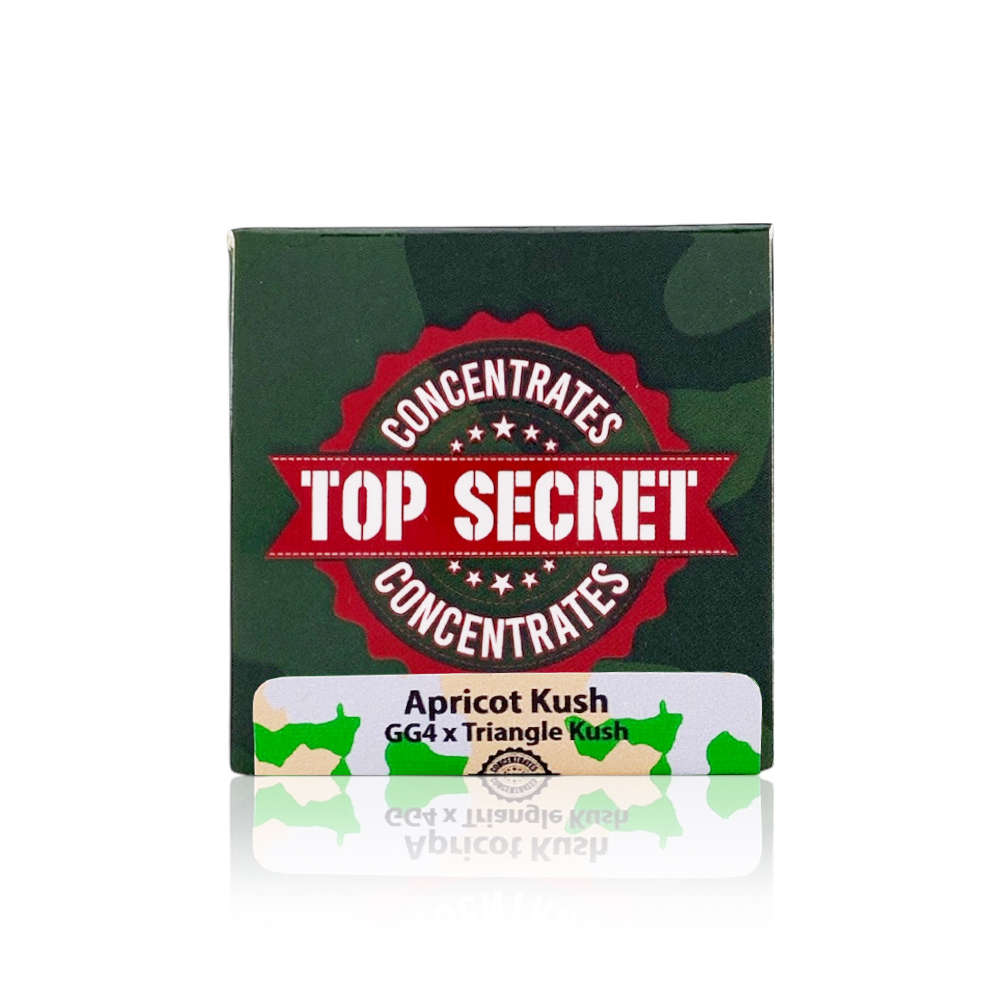 Photograph of product: TOP SECRET - Concentrate - Apricot Kush - Badder - 1G
