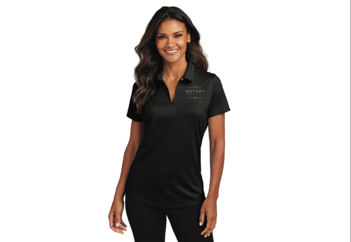 Photograph of product: GATSBY OUID! CO. MERCH | STRETCH POLO - LADIES | XL