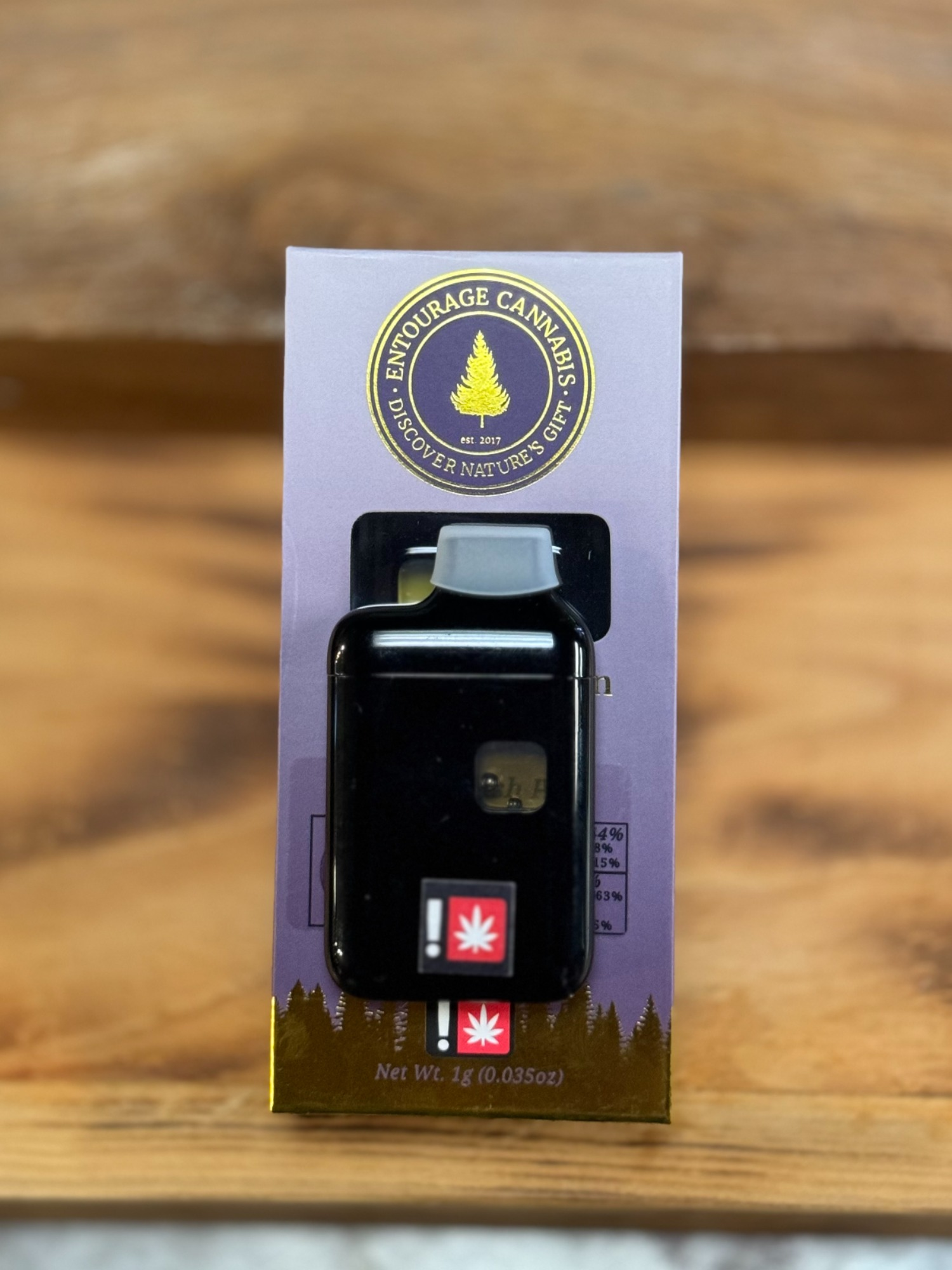 Photograph of product: Entourage AIO Havana Nights All-In-One Live Resin Cartridge