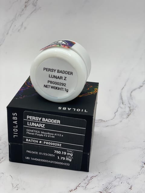 Photograph of product: Lunar Z Persy Badder - PERSY BADDER