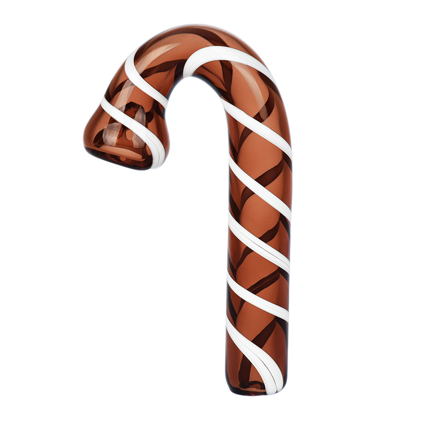 Photograph of product: Spiral Cane Glass Pipe 4.5"