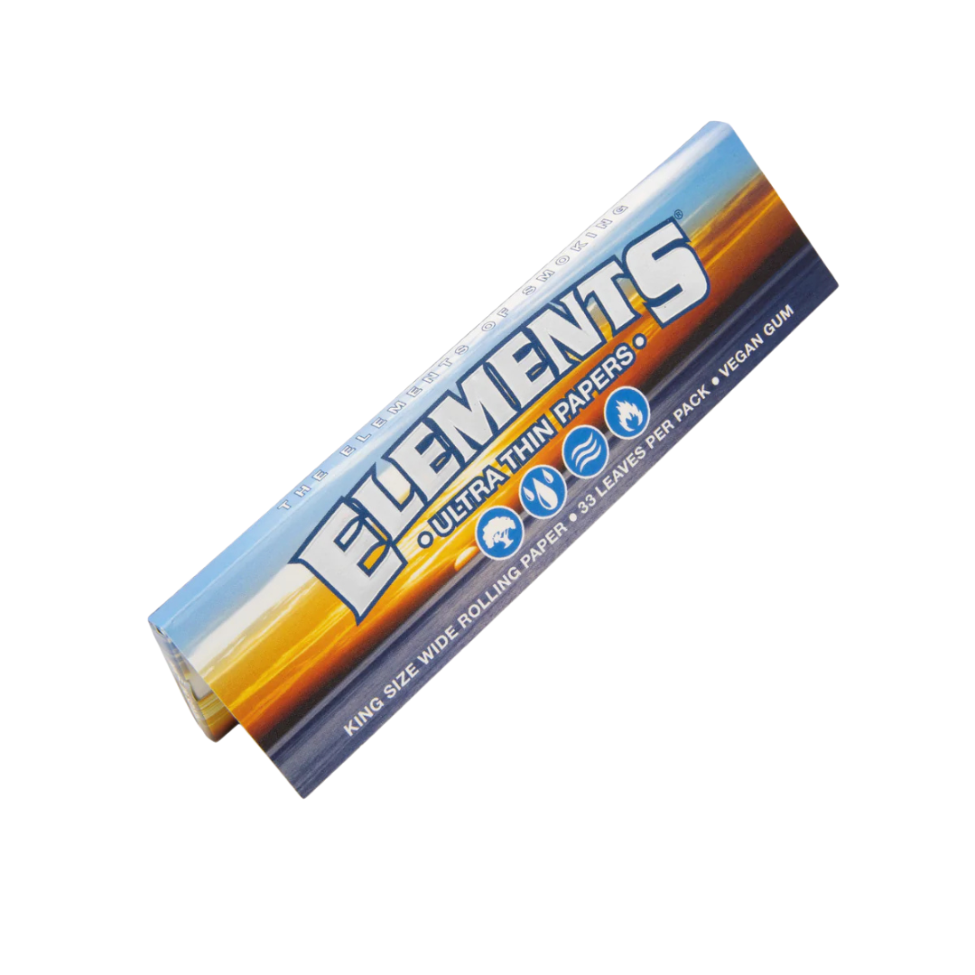 Photograph of product: ELEMENTS KING SIZE WIDE ROLLING PAPERS