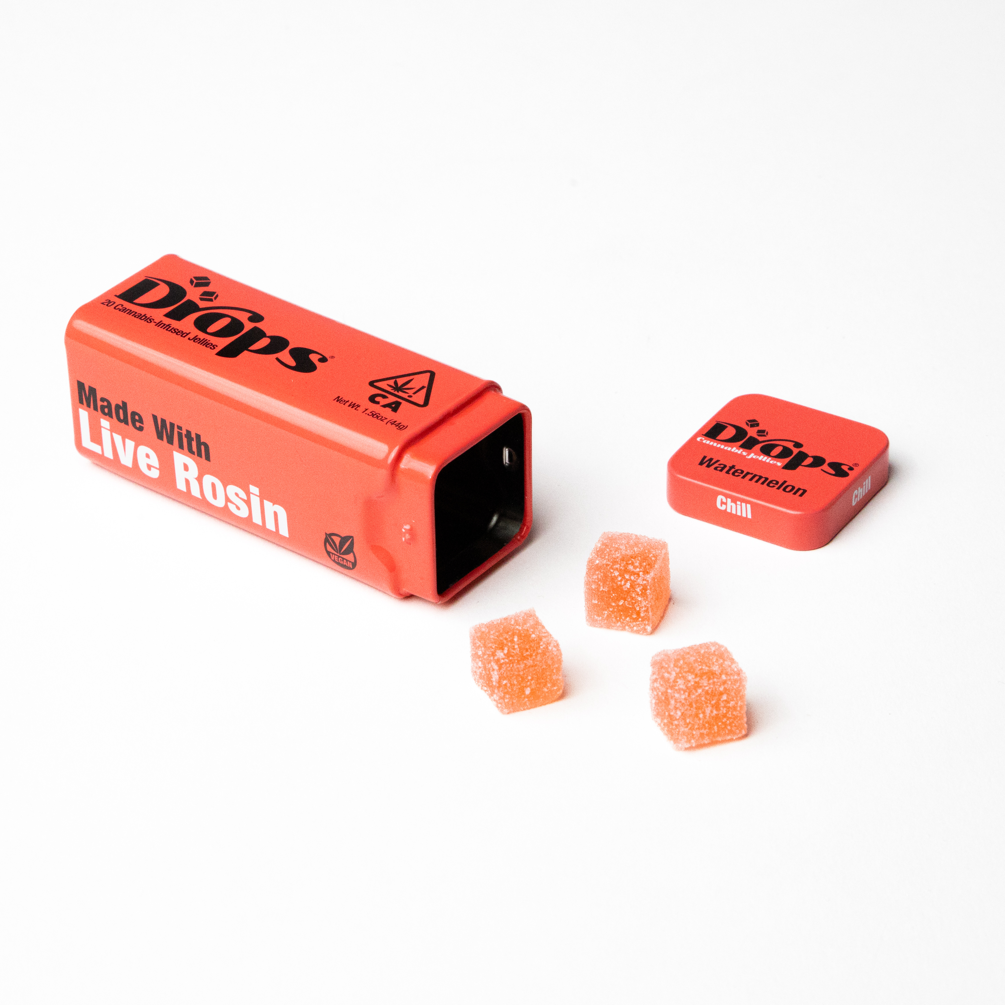 Photograph of product: Drops | TH-oui Jellies 20 Pieces | Watermelon (Chill) | 100mg