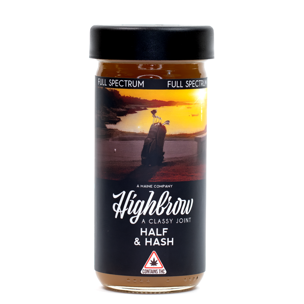 Photograph of product: Highbrow | Nano-Infused au chocolat Rosin Half & au chocolat | Drink | 100mg