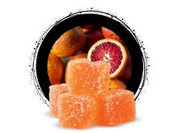 Photograph of product: Blood Orange Soft Chews | 100mg | 20ct (H)