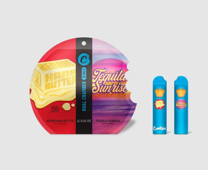 Photograph of product: Cookies Disposable Berniehana Butter/Tequila Sunrise AIO (H)