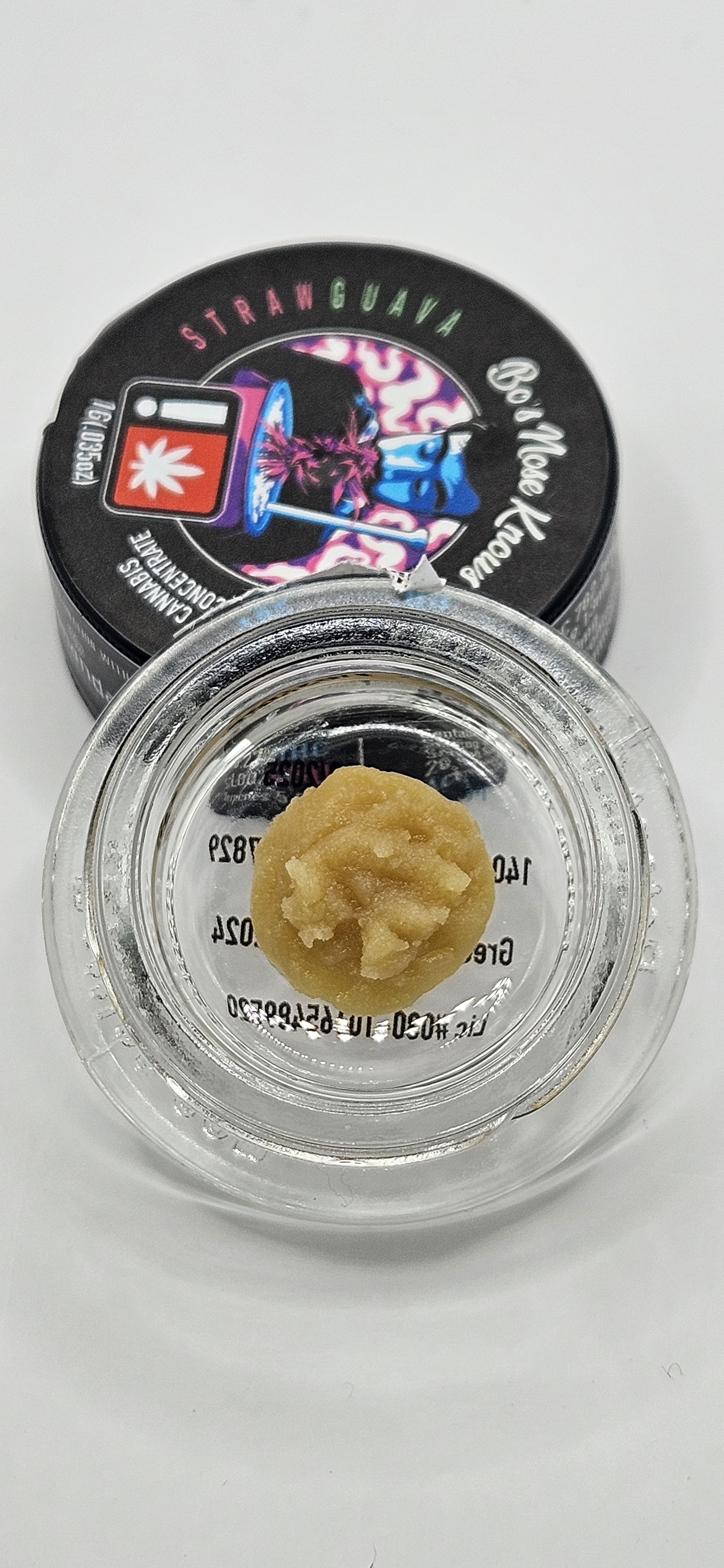 Photograph of product: BNK - Strawberry Guava 90u Rosin