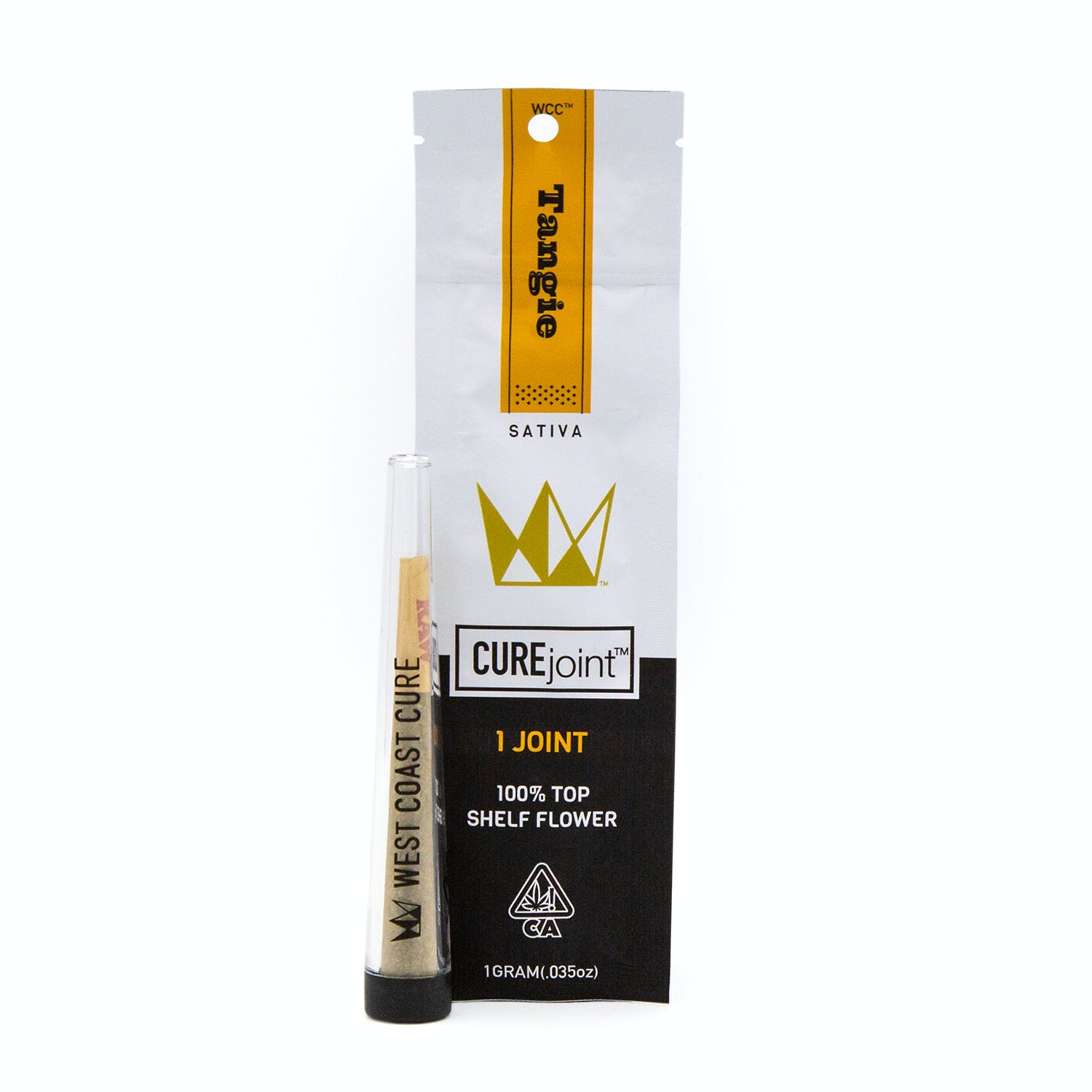 Photograph of product: TANGIE PREROLL 1G - WEST COAST CURE