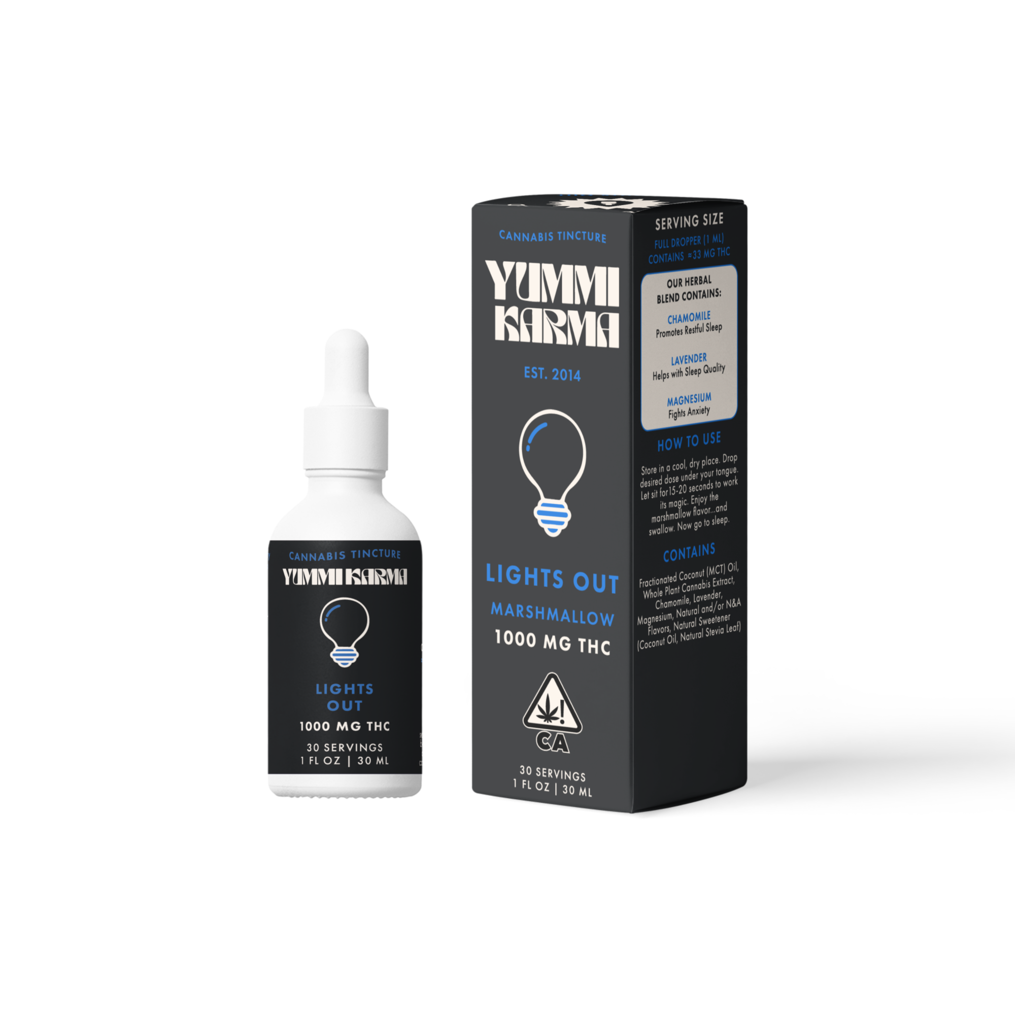Photograph of product: Yummi Karma - Lights Out - Tincture - 1000mg - 30ml