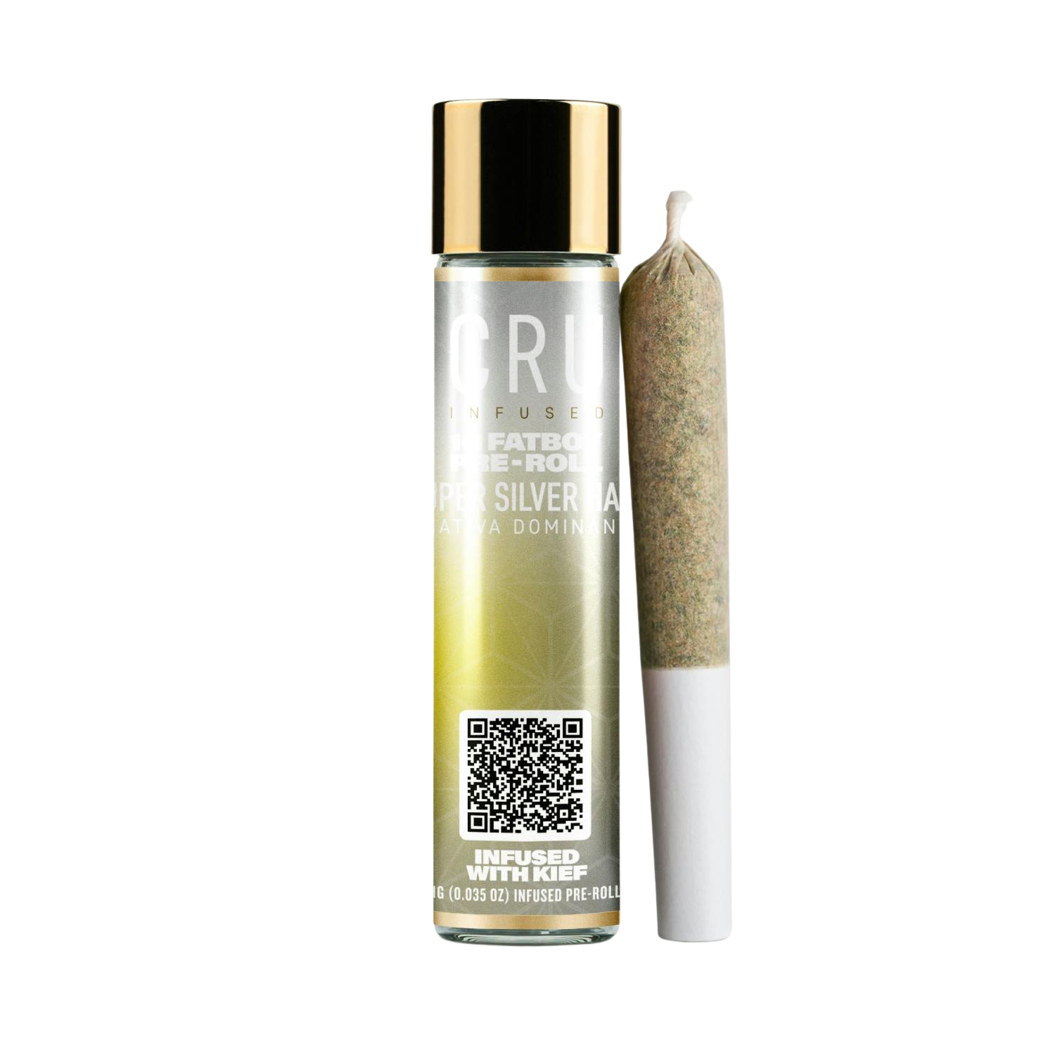 Photograph of product: CRU - Super Silver Haze  (Fat Boy) - Infused PreRoll