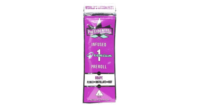 Photograph of product: Presidential - Grape Preroll 1g