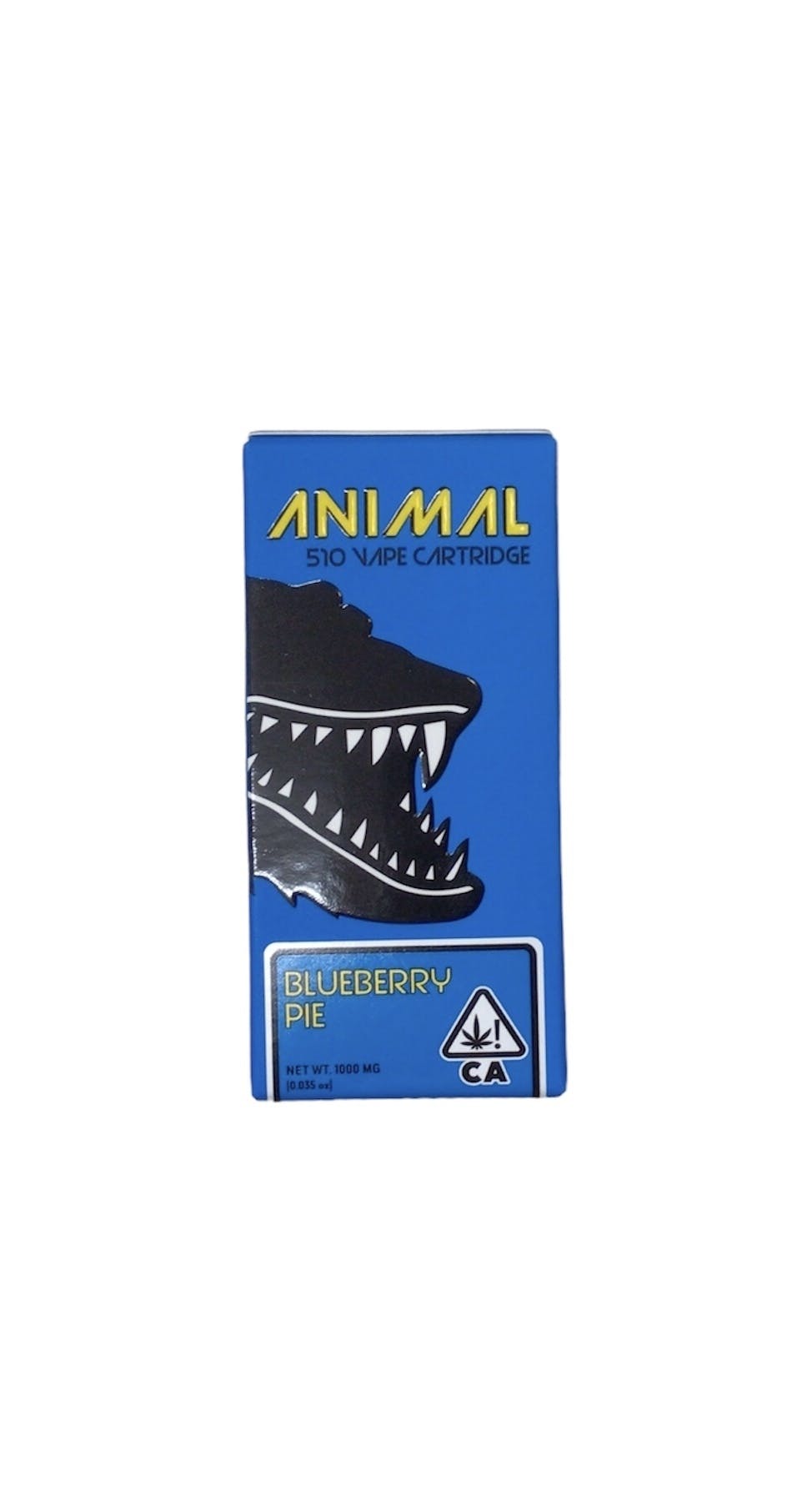 Photograph of product: Animal- Blueberry Pie 1g 510 cart
