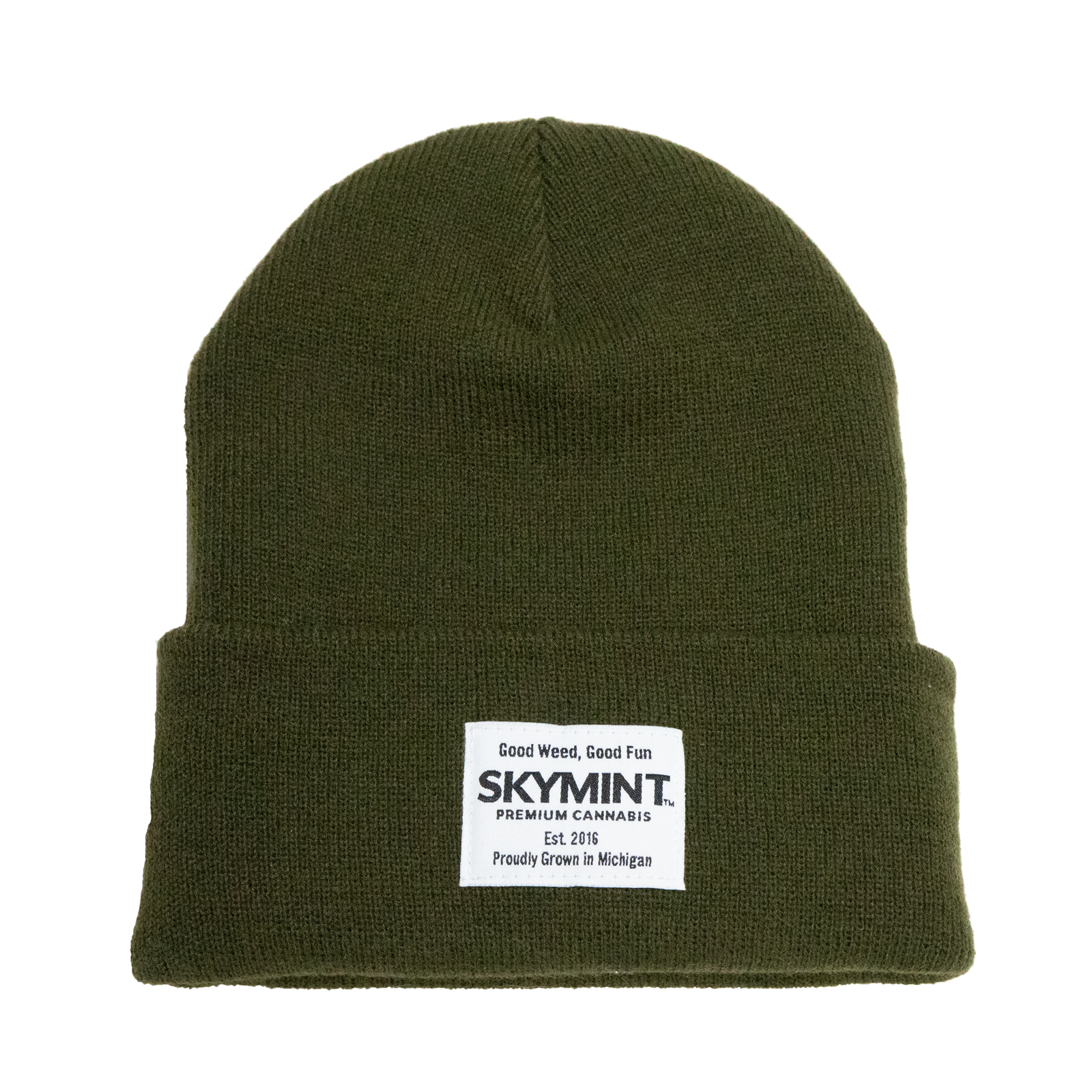 Photograph of product: Branded Beanie - Olive