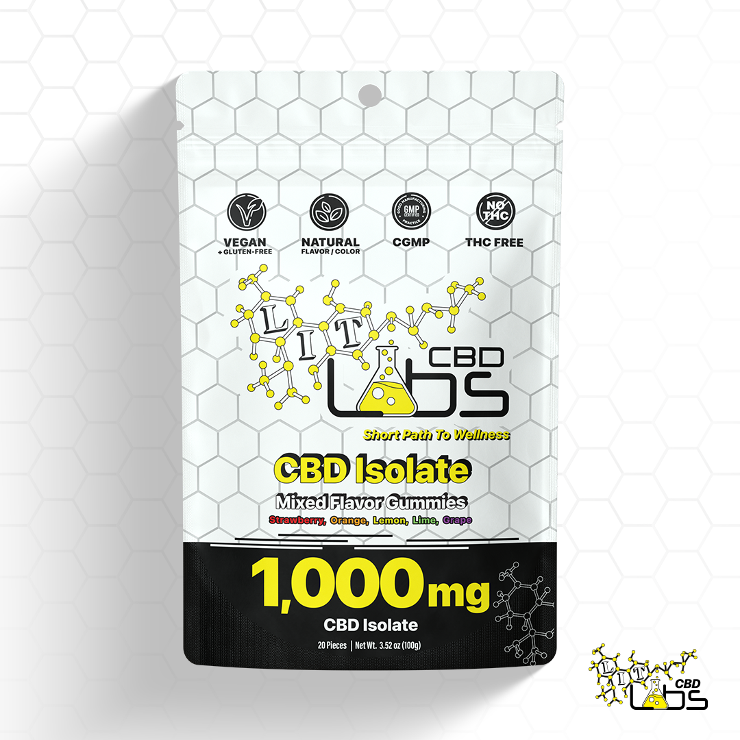 Photograph of product: CBD Isolate Gummies | 1000mg Mixed Flavor
