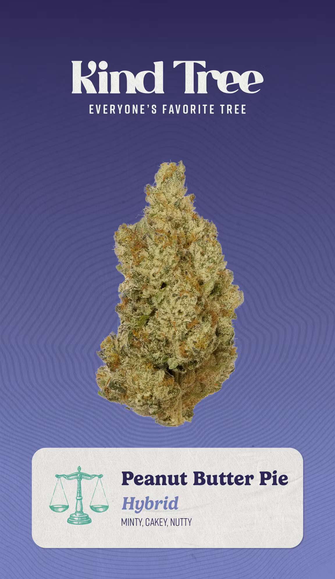 Photograph of product: Kind Tree | Peanut Butter Pie | Pre-Rolls | 5pk/1.75g