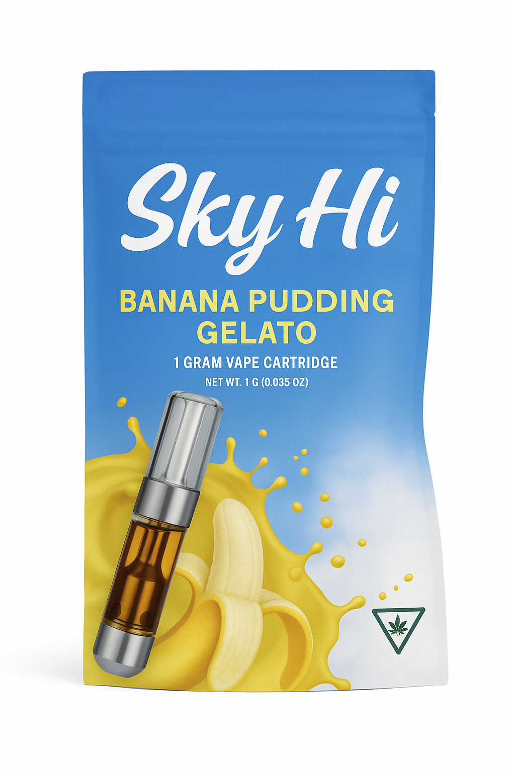 Photograph of product: Banana Pudding Gelato | 1G Vape Cart