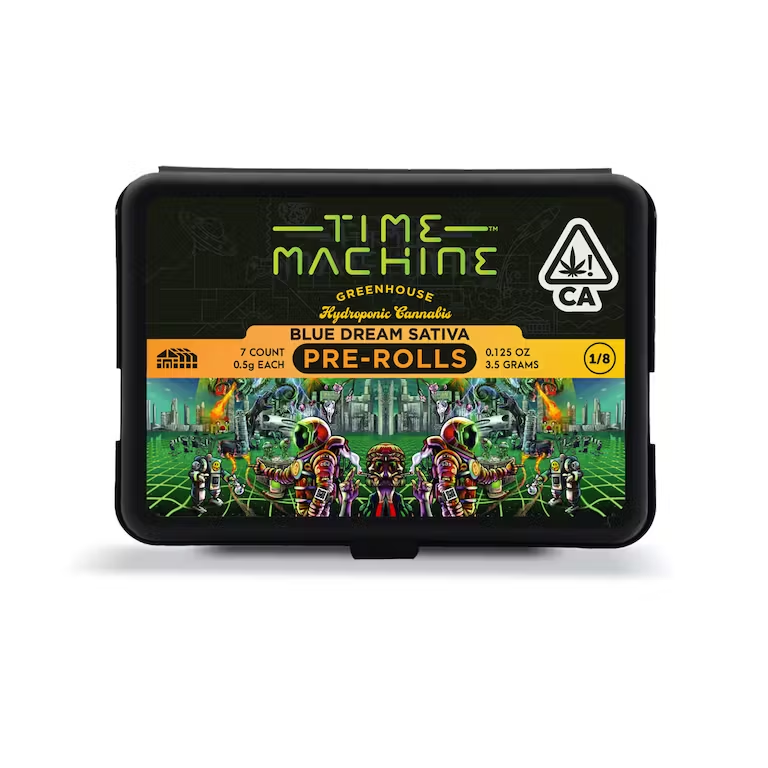 Photograph of product: Time Machine - Blue Dream (Oui'd) 7pk Prerolls
