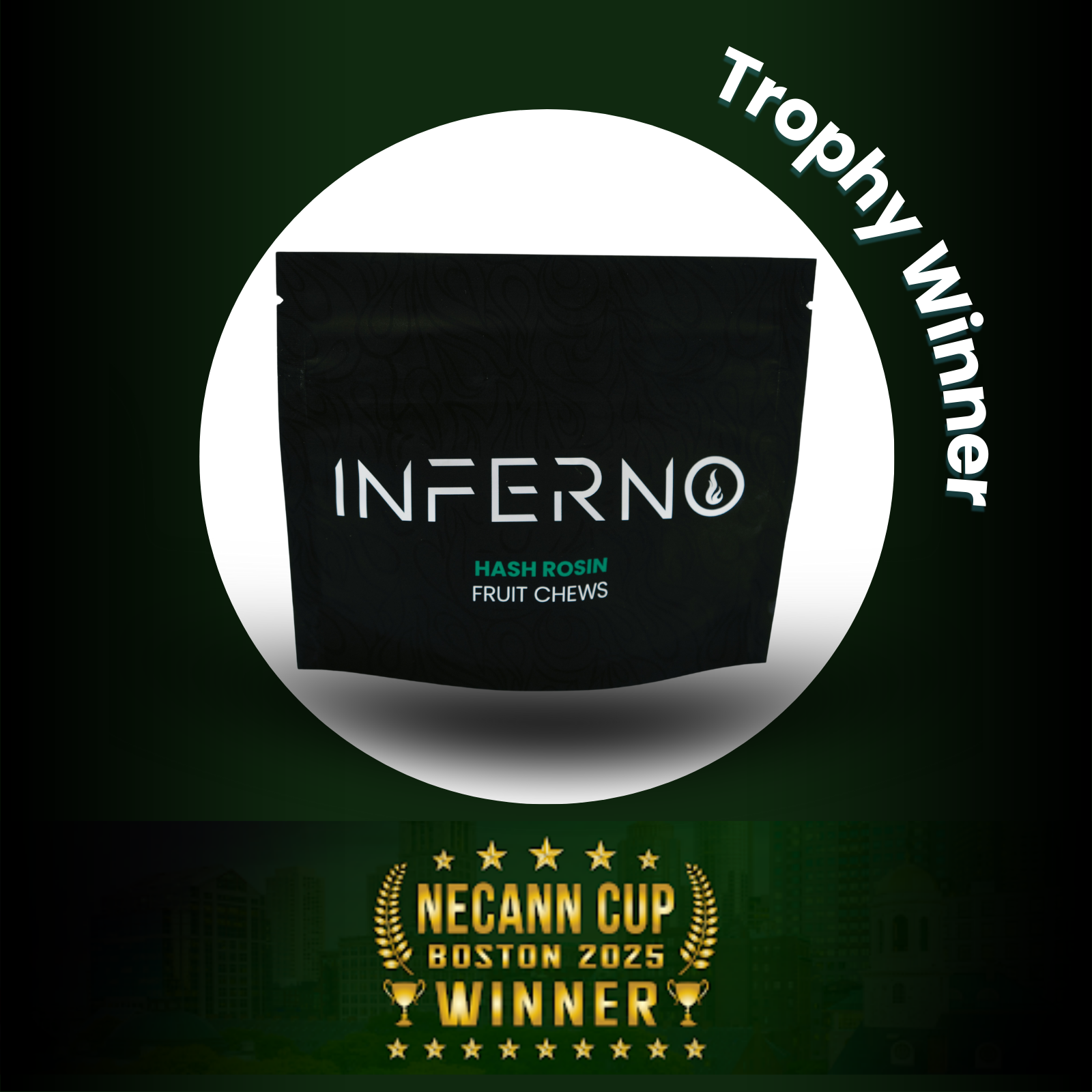 Photograph of product: Inferno | au chocolatin Fruit | Solventless | Fruit Chews | 5pk