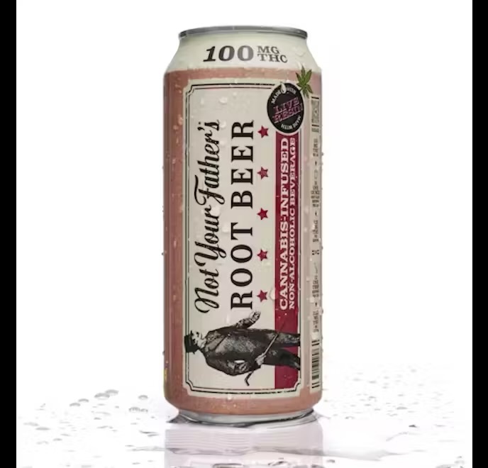 Photograph of product: Not Your Father's - Root Beer - Infused Soda - 16oz/100mg