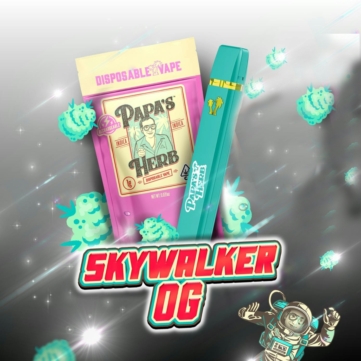 Photograph of product: Skywalker OG | Liquid Diamonds - 1g - AIO Vape