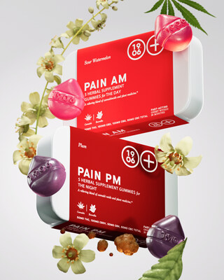 Photograph of product: 1906 Relief Pain PM Gummies 100mg 5pk