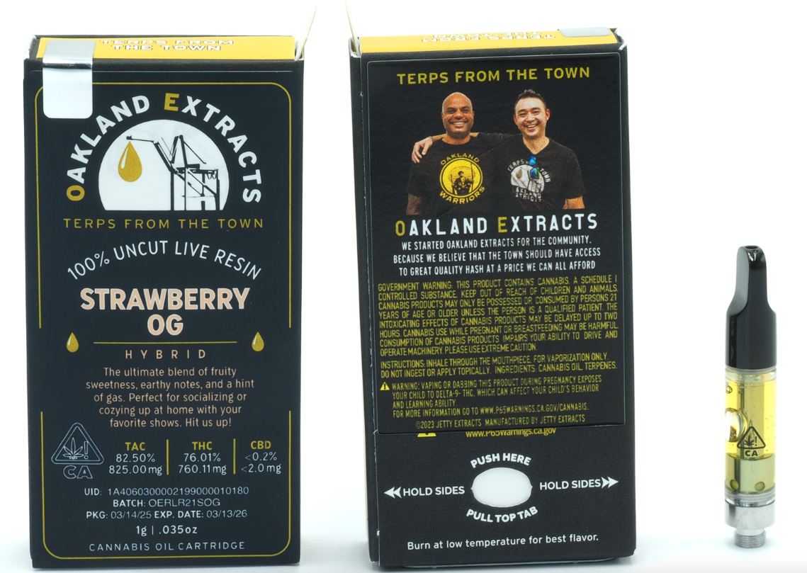 Photograph of product: STRAWBERRY OG LIVE RESIN