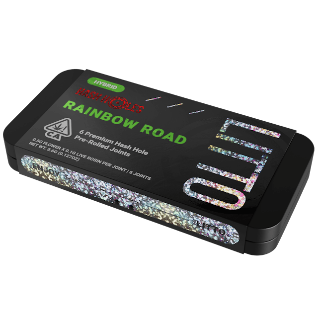 Photograph of Product: Rainbow Road Hash Holes 6PK 3.6G - 
