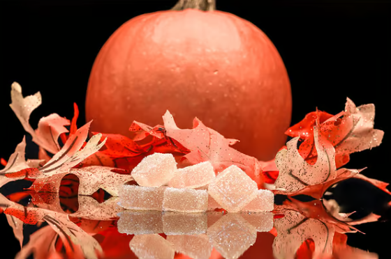 Photograph of product: Pumpkin Spice | Live Rosin Gummies | 100mg | C0070000030