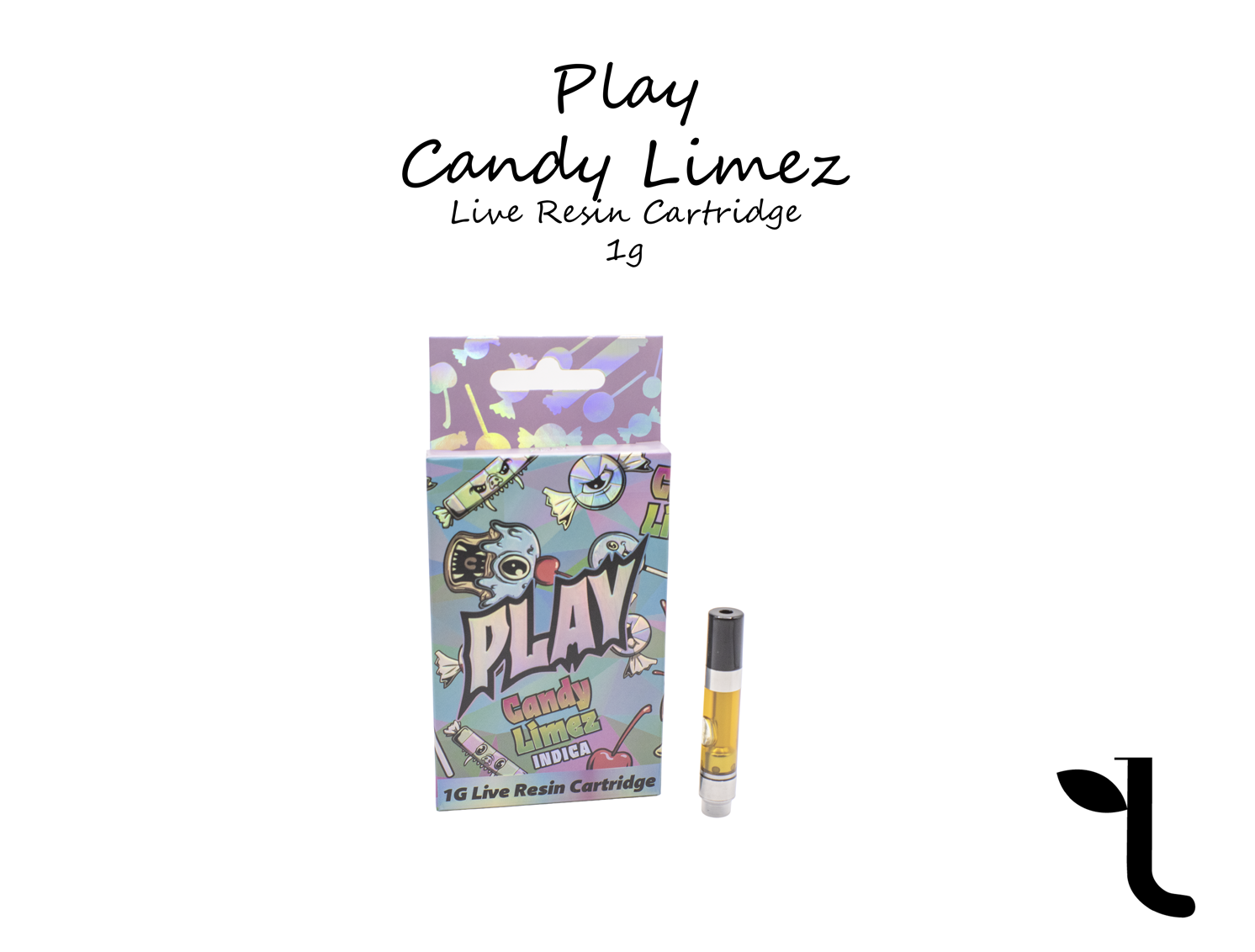 Photograph of product: PLAY | Candy Limez | Live Resin Cart