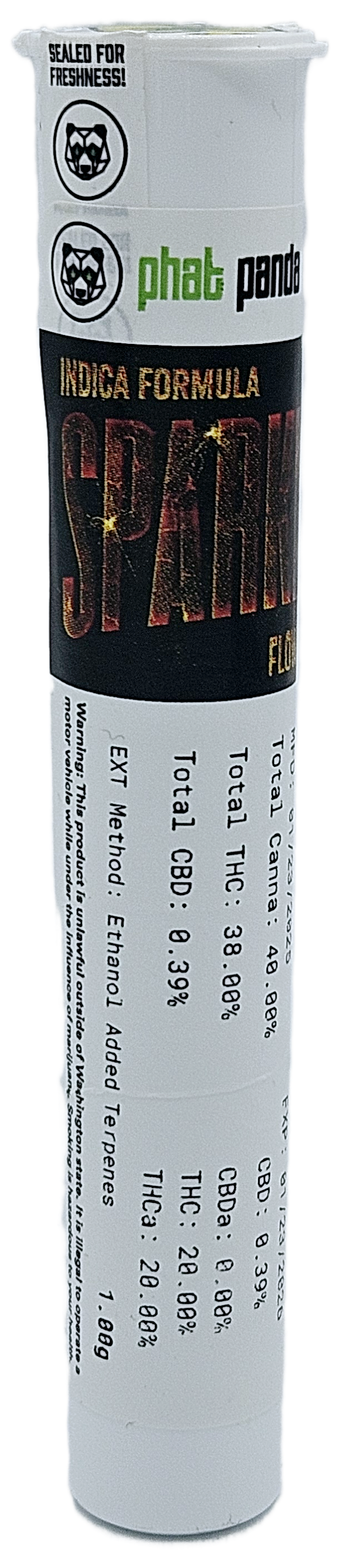 Photograph of product: Sour Diesel Sparklers Infused Pre-Roll 2pk | 1g