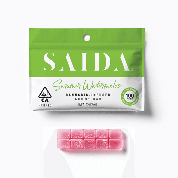Photograph of product: Summer Watermelon [H] | 100MG Single Gummy | Saida