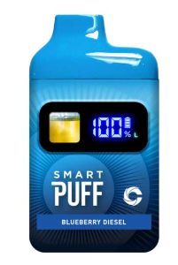 Photograph of product: Cannalicious | Blueberry Diesel | Smart Puff | AIO