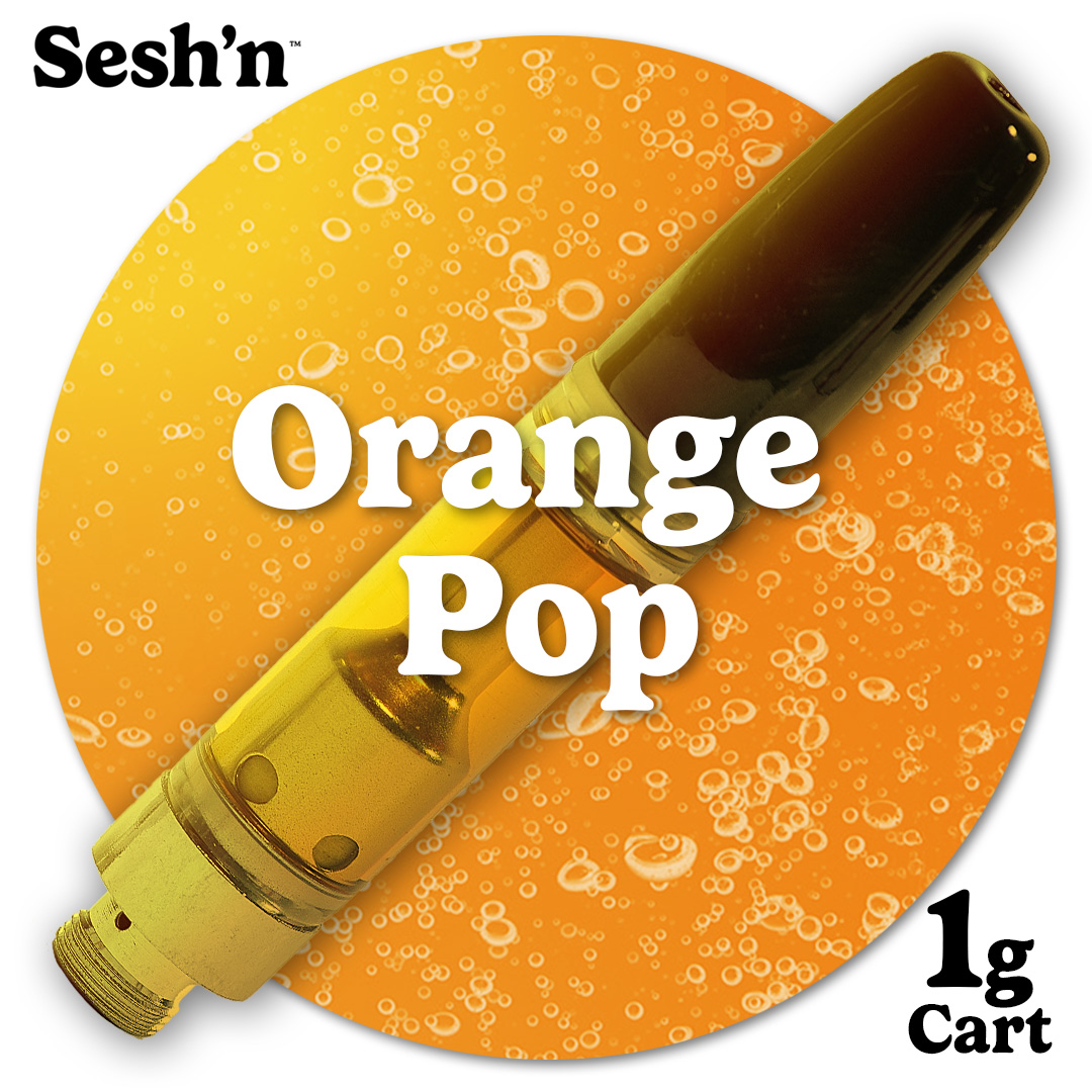 Photograph of product: Sesh'n - Vape Cart 1g - Orange Pop