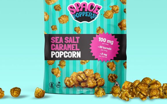 Photograph of product: Sea Salt Caramel Popcorn 1:1 | 100mg/50pc