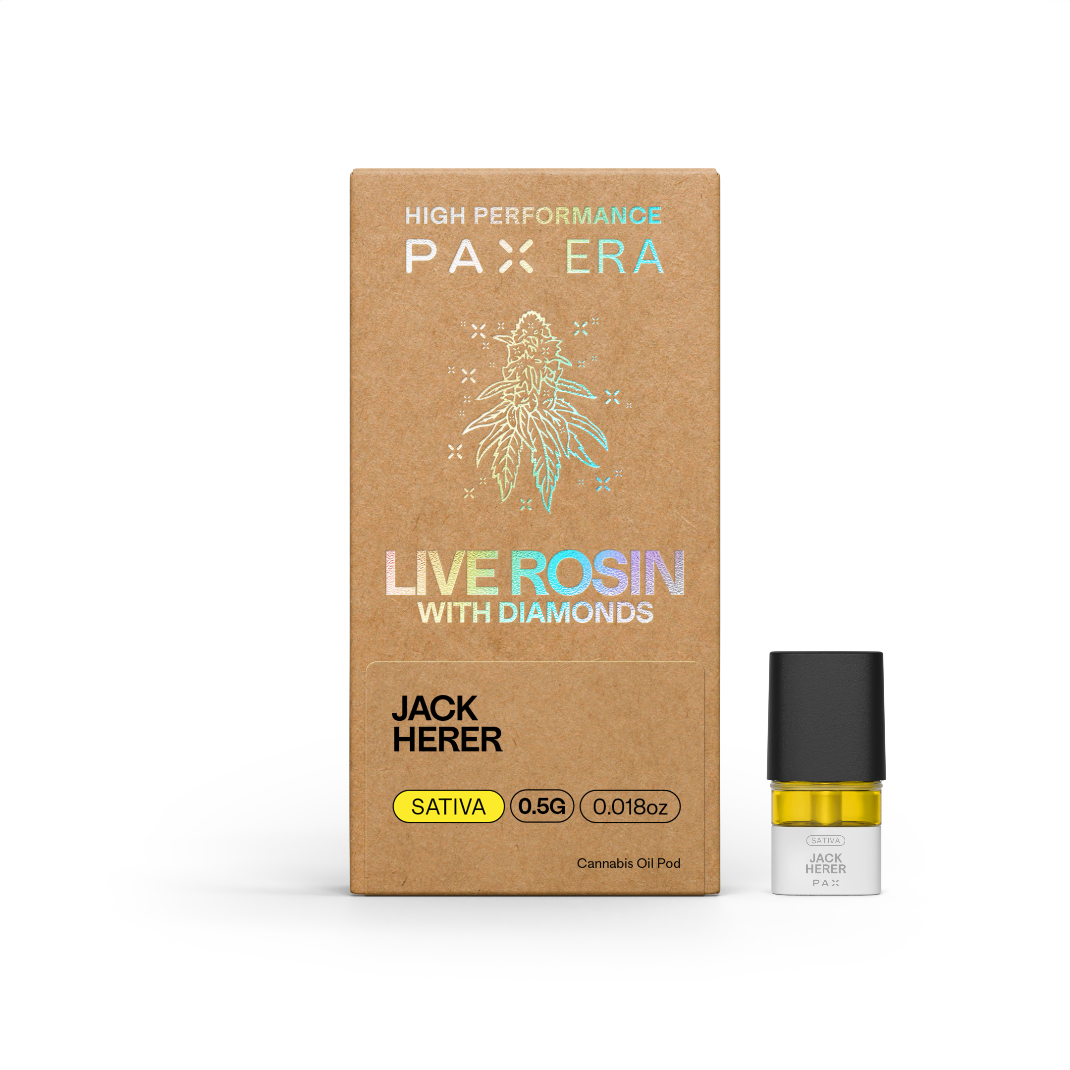Photograph of product: Live Rosin with Diamonds | Jack Herer 0.5g