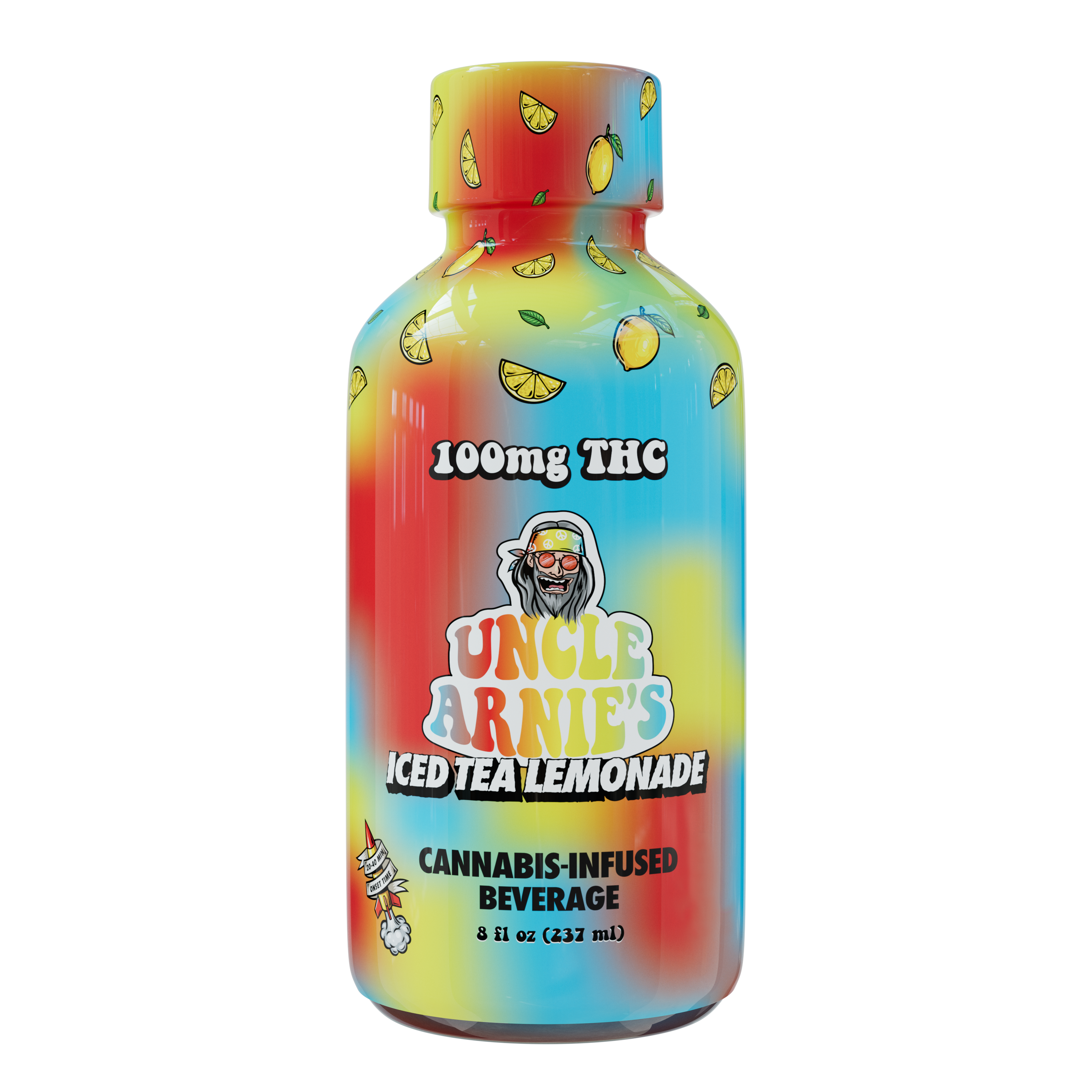 Photograph of product: Uncle Arnie's Iced Tea Lemonade 100mg Beverage