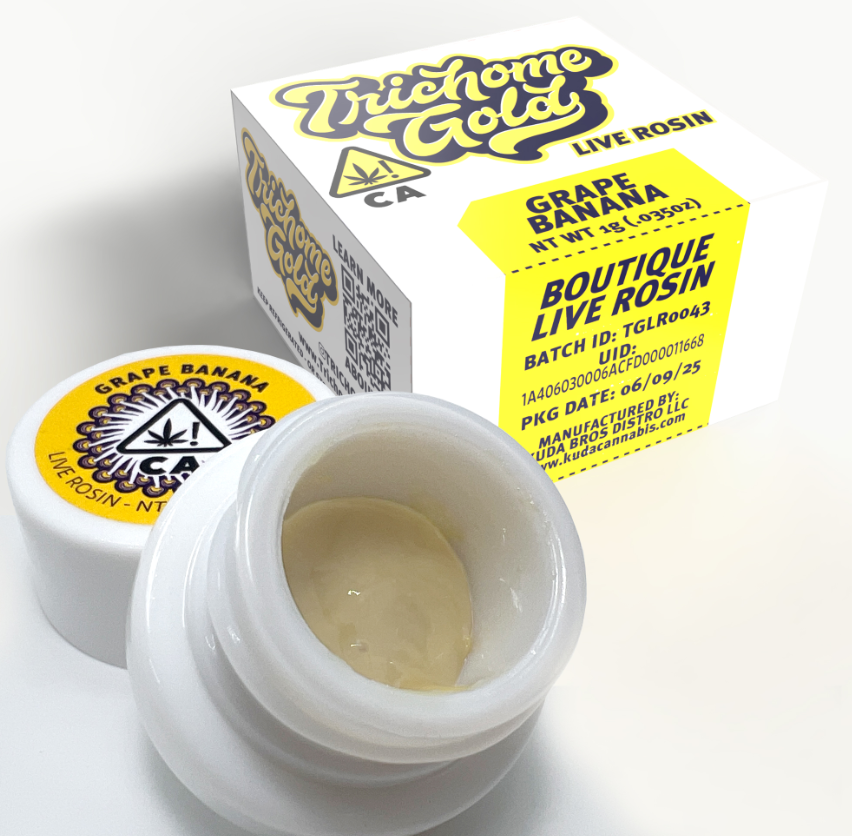 Photograph of product: GRAPE BANANA Live Rosin 1g